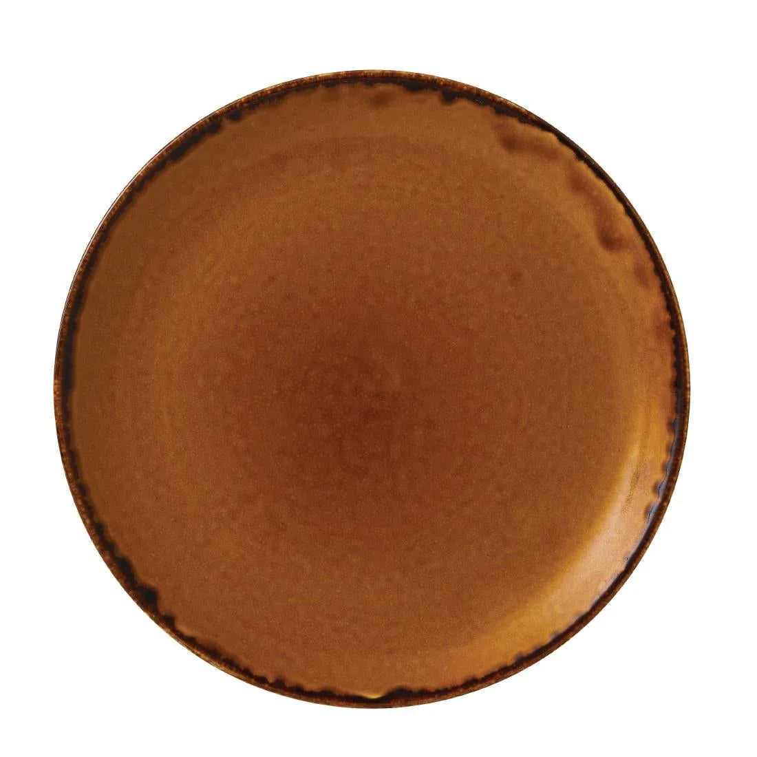 FC014 Dudson Harvest Evolve Coupe Plates Brown 288mm (Pack of 12) - JD Catering Equipment Solutions Ltd