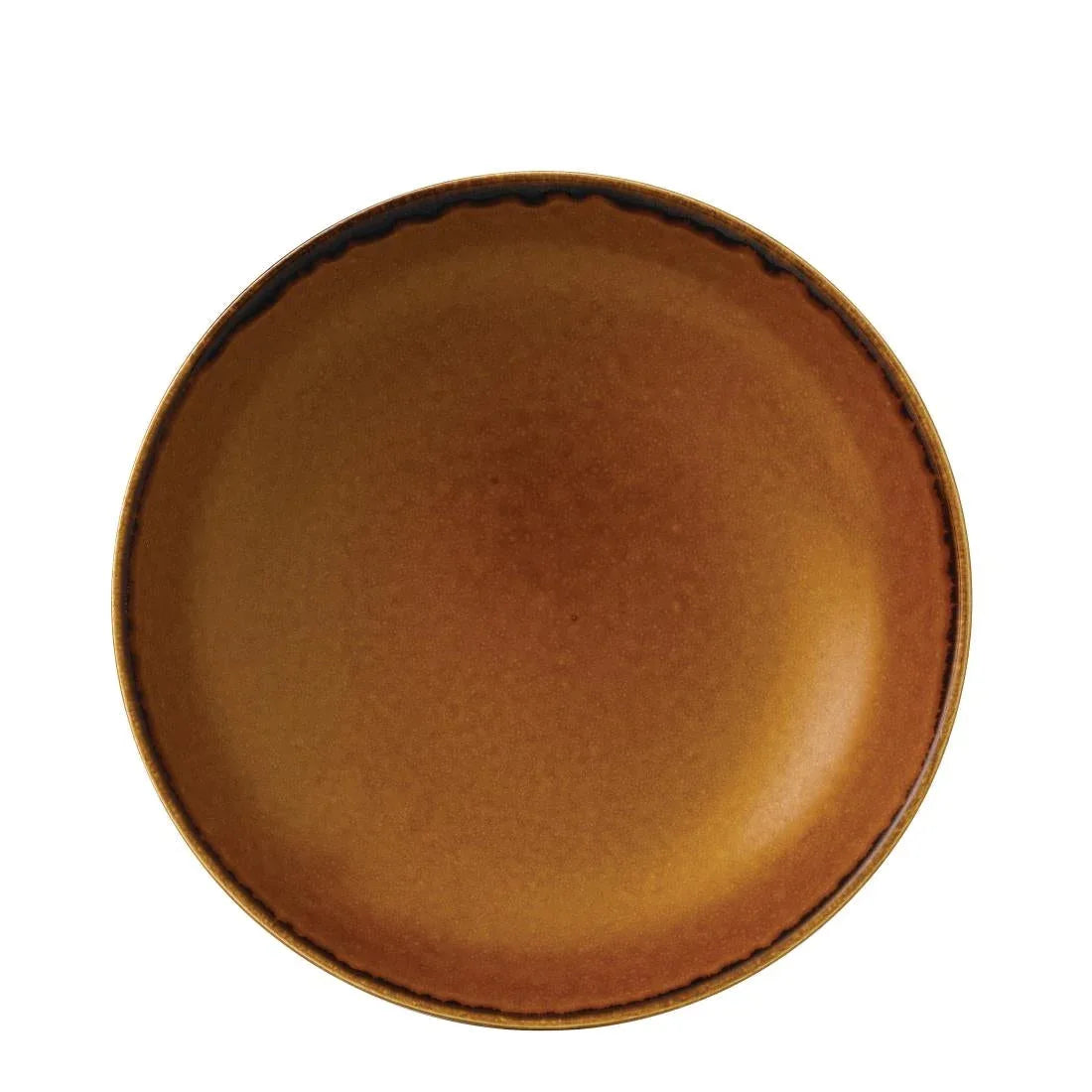 FC019 Dudson Harvest Evolve Coupe Bowls Brown 182mm (Pack of 12) - JD Catering Equipment Solutions Ltd