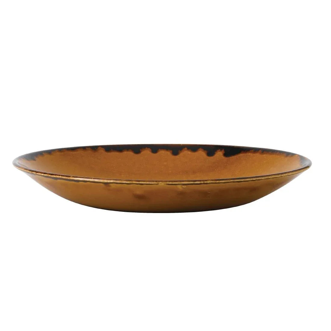 FC023 Dudson Harvest Deep Coupe Plates Brown 281mm (Pack of 12) - JD Catering Equipment Solutions Ltd