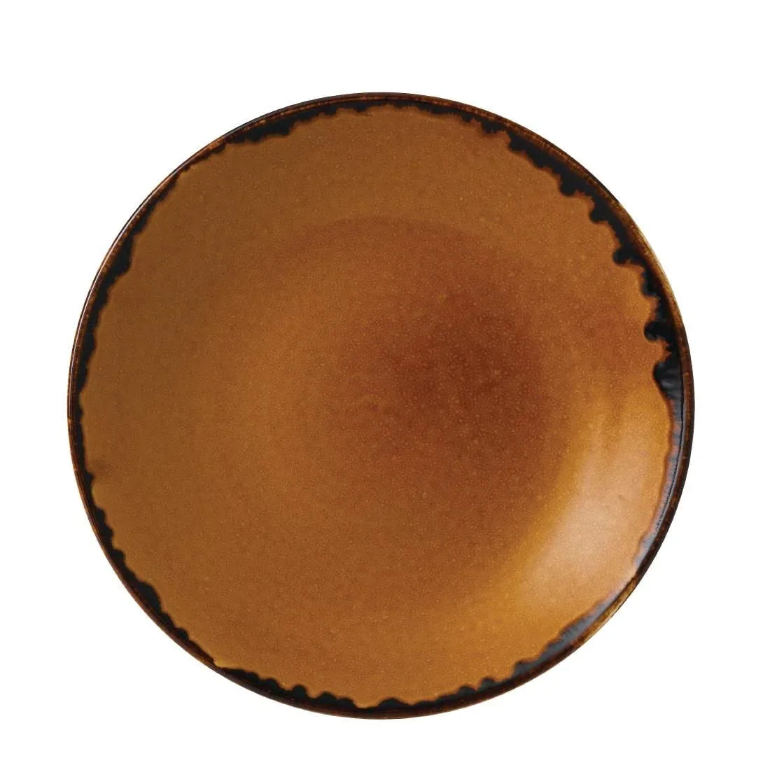 FC023 Dudson Harvest Deep Coupe Plates Brown 281mm (Pack of 12) - JD Catering Equipment Solutions Ltd