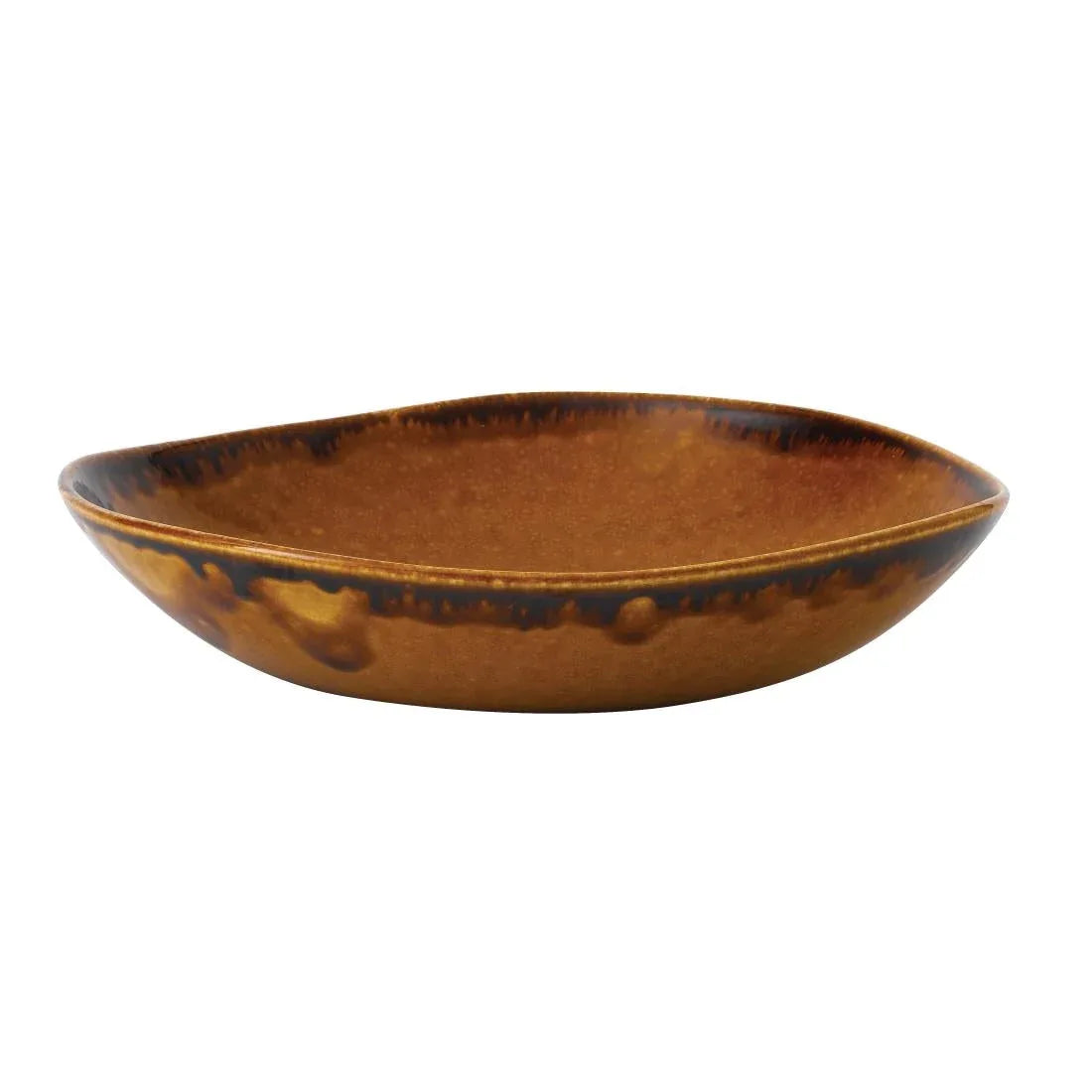 FC024 Dudson Harvest Trace Organic Bowls Brown 253mm (Pack of 12) - JD Catering Equipment Solutions Ltd