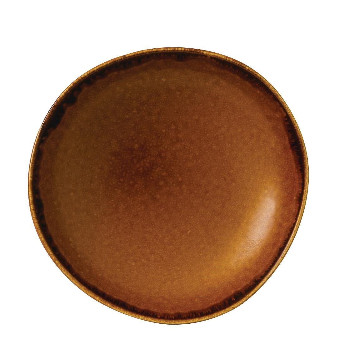 FC024 Dudson Harvest Trace Organic Bowls Brown 253mm (Pack of 12) JD Catering Equipment Solutions Ltd