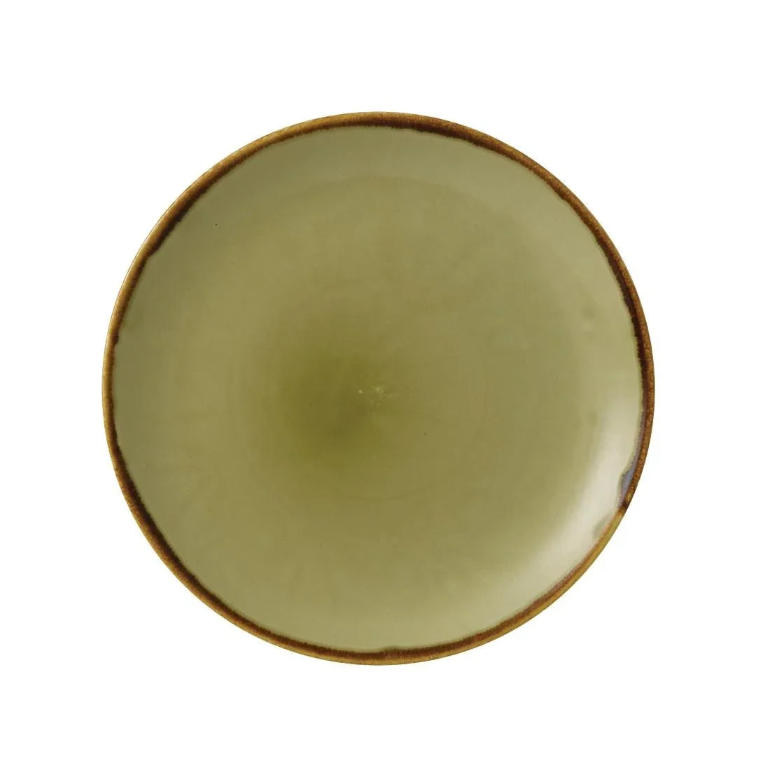 FC041 Dudson Harvest Evolve Coupe Plates Green 260mm (Pack of 12) - JD Catering Equipment Solutions Ltd