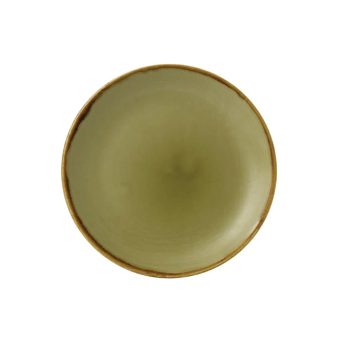 FC043 Dudson Harvest Evolve Coupe Plates Green 165mm (Pack of 12) - JD Catering Equipment Solutions Ltd