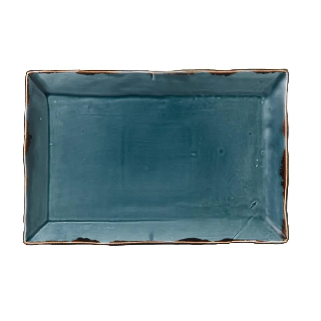 FC064 Dudson Harvest Rectangular Trays Blue 192 x 284mm (Pack of 6) - JD Catering Equipment Solutions Ltd