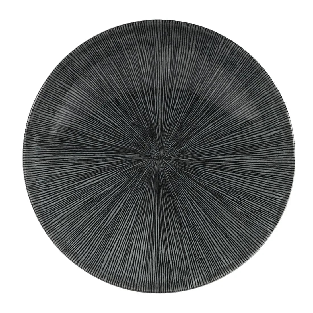 FC104 Churchill Studio Prints Agano Coupe Bowls Black 248mm (Pack of 12) - JD Catering Equipment Solutions Ltd