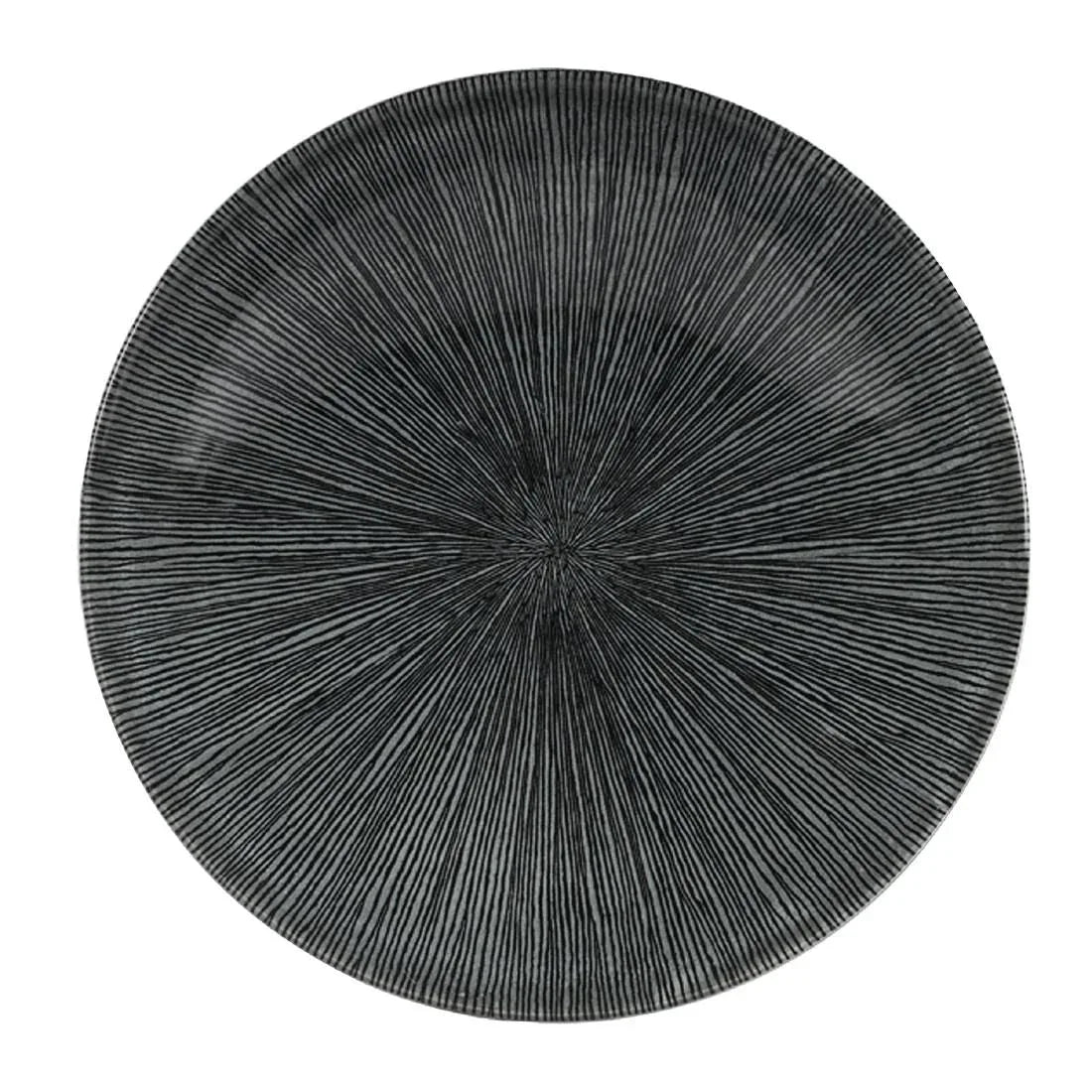 FC104 Churchill Studio Prints Agano Coupe Bowls Black 248mm (Pack of 12) - JD Catering Equipment Solutions Ltd
