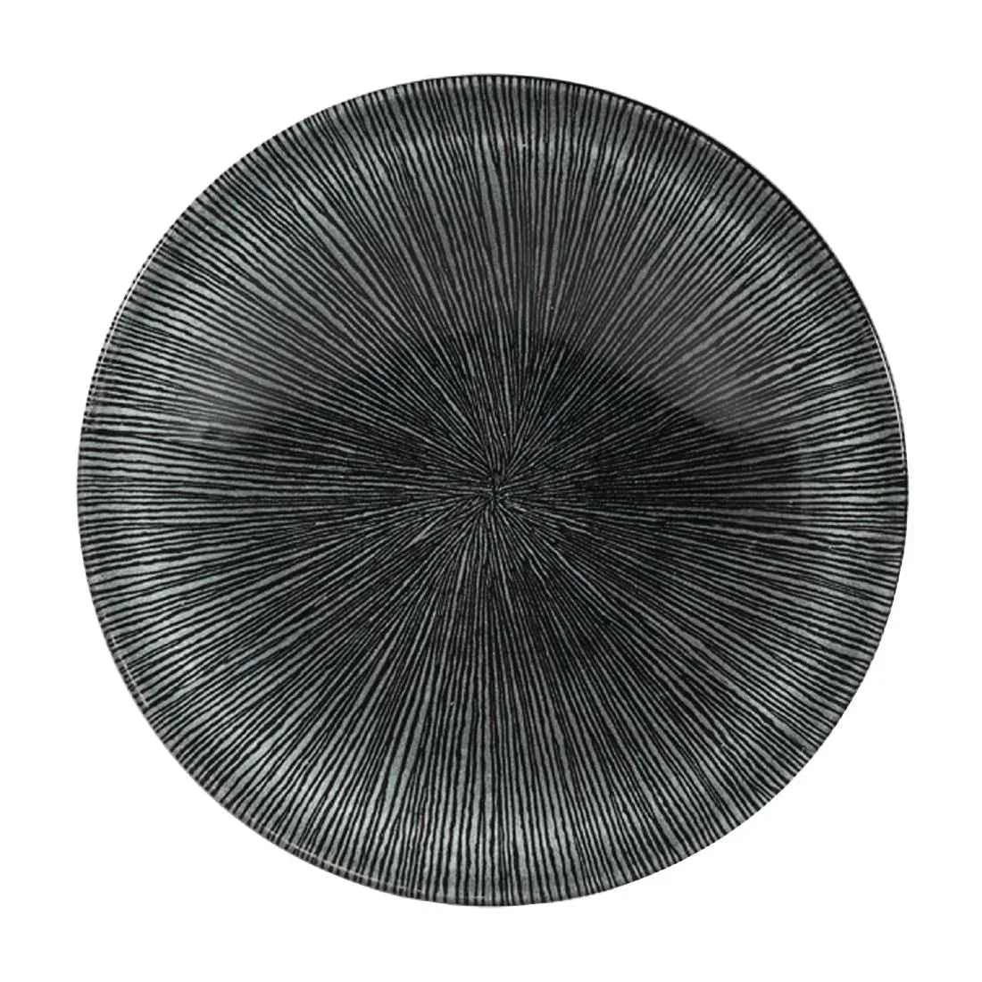 FC105 Churchill Studio Prints Agano Coupe Bowls Black 182mm (Pack of 12) - JD Catering Equipment Solutions Ltd
