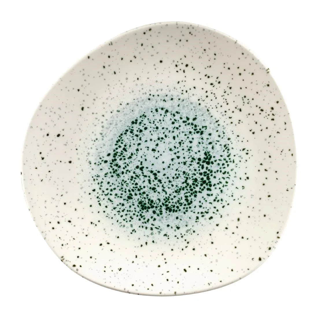 FC120 Churchill Studio Prints Mineral Green Centre Organic Round Plates 286mm (Pack of 12) - JD Catering Equipment Solutions Ltd
