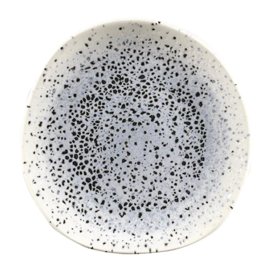 FC128 Churchill Studio Prints Mineral Blue Centre Organic Round Plates 186mm (Pack of 12) - JD Catering Equipment Solutions Ltd