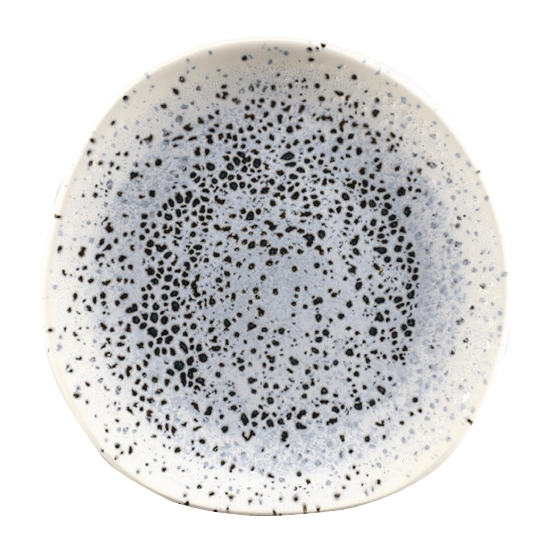 FC128 Churchill Studio Prints Mineral Blue Centre Organic Round Plates 186mm (Pack of 12) JD Catering Equipment Solutions Ltd