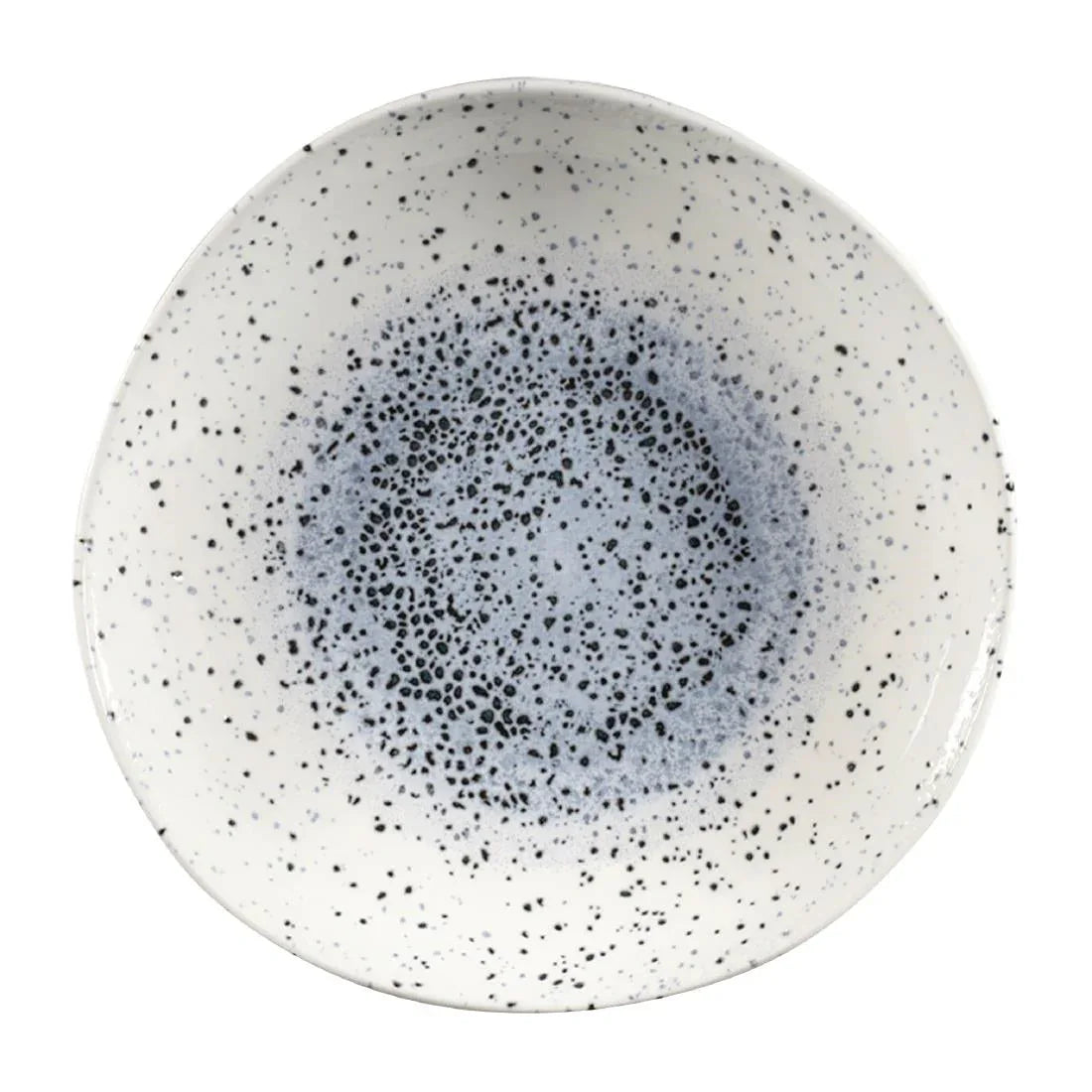 FC129 Churchill Studio Prints Mineral Blue Centre Organic Round Bowls 253mm 1.1Ltr (Pack of 12) - JD Catering Equipment Solutions Ltd