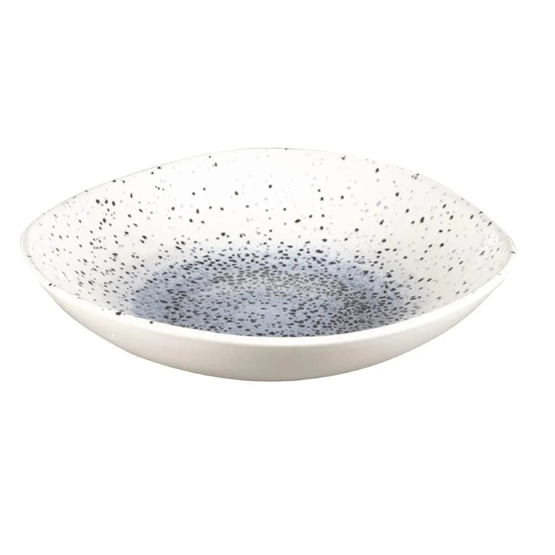 FC129 Churchill Studio Prints Mineral Blue Centre Organic Round Bowls 253mm 1.1Ltr (Pack of 12) - JD Catering Equipment Solutions Ltd