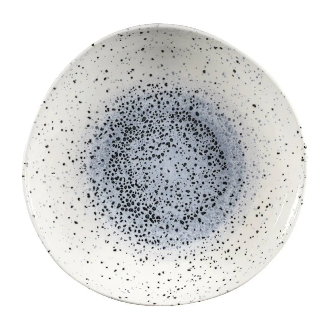 FC129 Churchill Studio Prints Mineral Blue Centre Organic Round Bowls 253mm 1.1Ltr (Pack of 12) - JD Catering Equipment Solutions Ltd