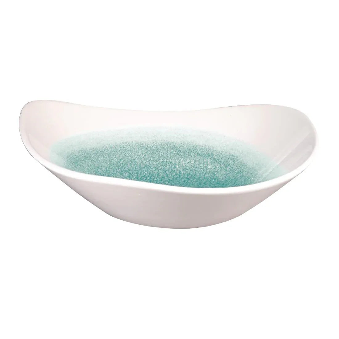 FC139 Churchill Studio Prints Raku Triangle Bowls Jade Green 185mm 370ml (Pack of 12) - JD Catering Equipment Solutions Ltd