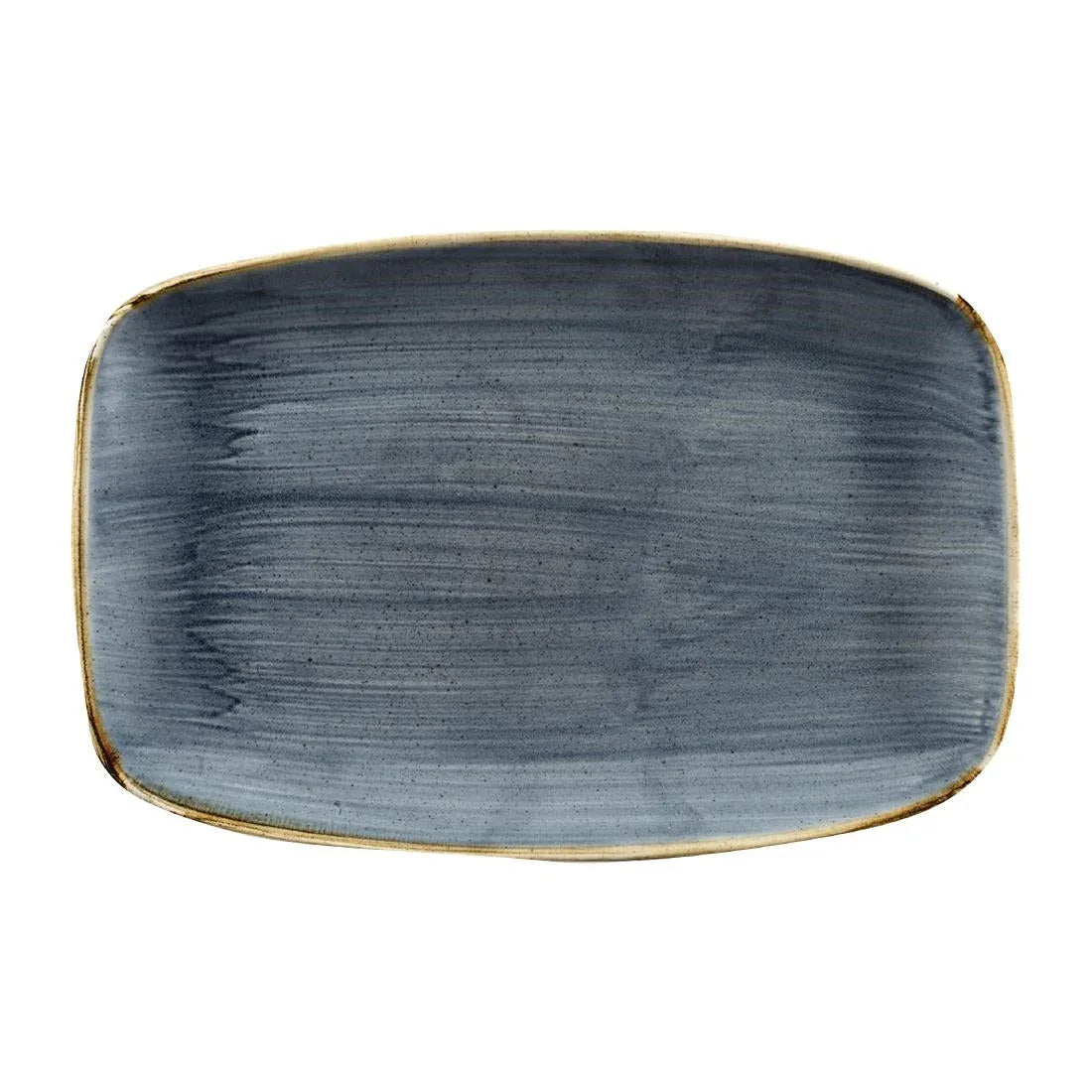 FC149 Churchill Stonecast No. 8 Oblong Chefs Plates 300 x 199mm Blueberry (Pack of 6) - JD Catering Equipment Solutions Ltd