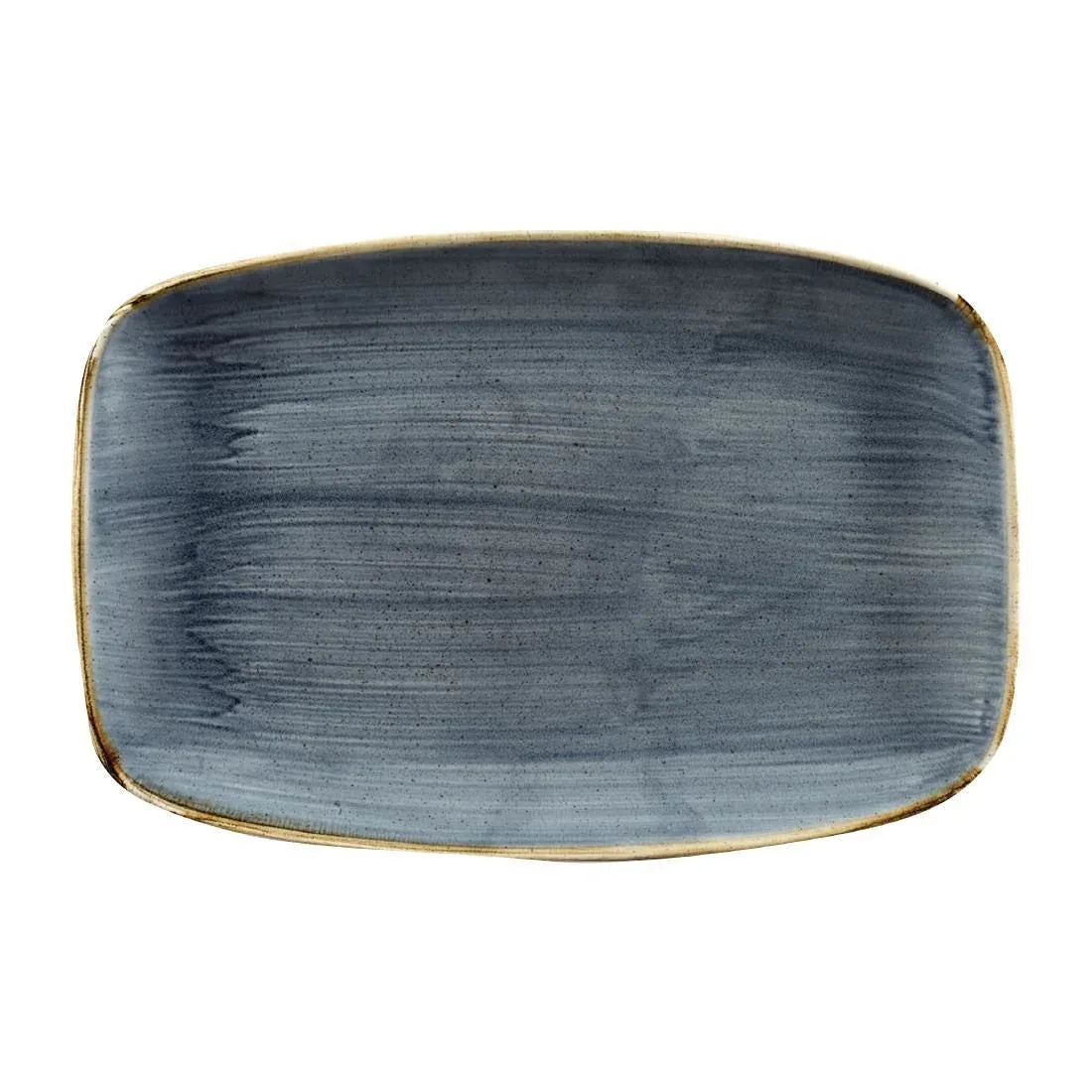 FC149 Churchill Stonecast No. 8 Oblong Chefs Plates 300 x 199mm Blueberry (Pack of 6) - JD Catering Equipment Solutions Ltd