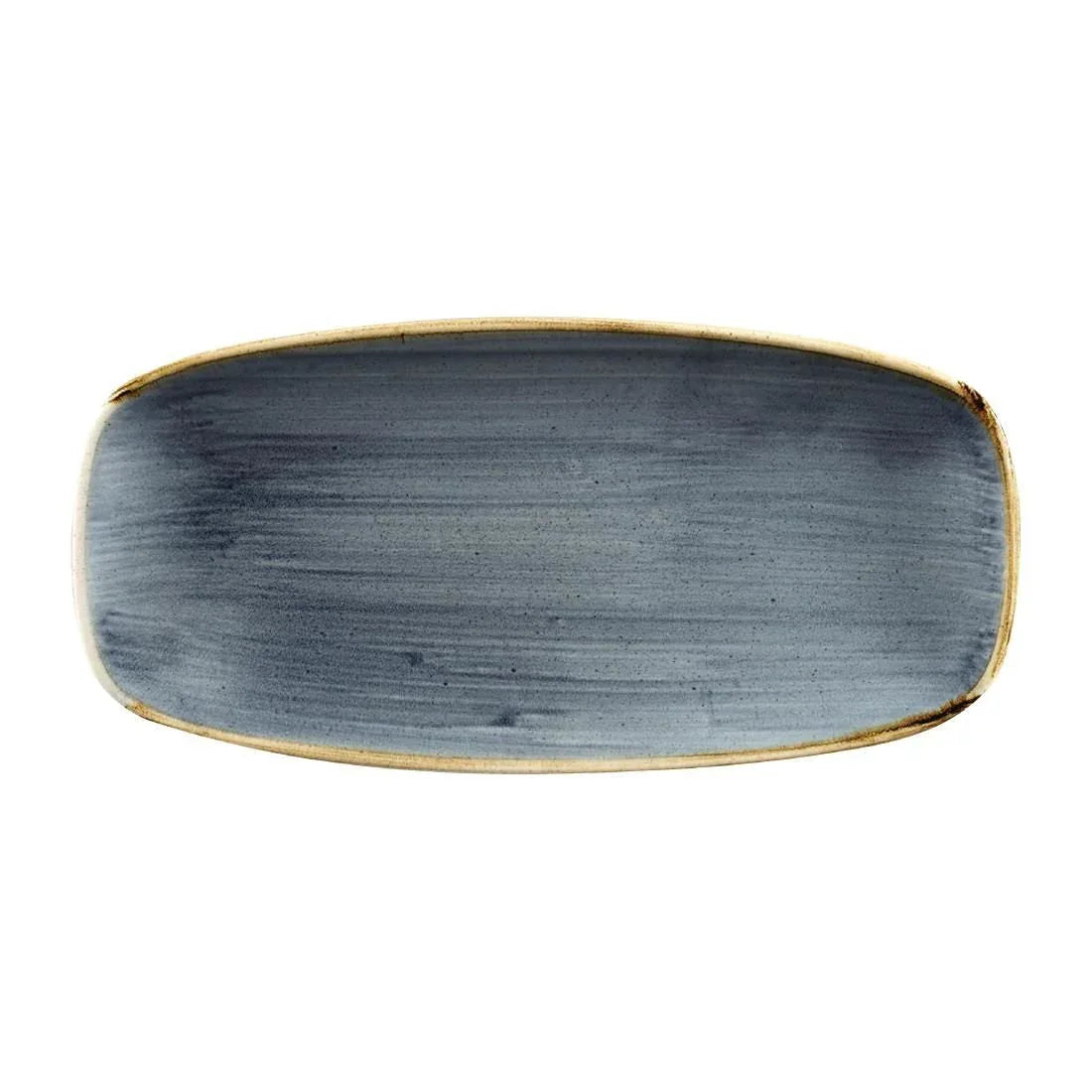 FC150 Churchill Stonecast No. 2 Oblong Chefs Plates 269 x 127mm Blueberry (Pack of 12) - JD Catering Equipment Solutions Ltd