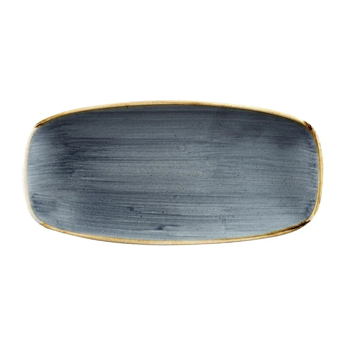 FC150 Churchill Stonecast No. 2 Oblong Chefs Plates 269 x 127mm Blueberry (Pack of 12) - JD Catering Equipment Solutions Ltd