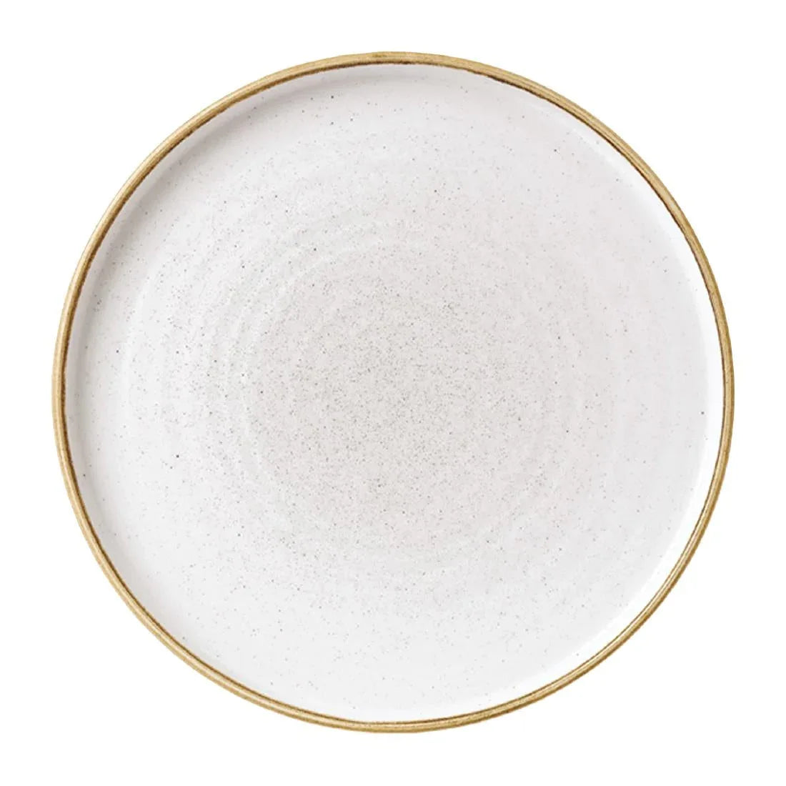 FC162 Churchill Stonecast Walled Chefs Plates Barley White 210mm (Pack of 6) - JD Catering Equipment Solutions Ltd