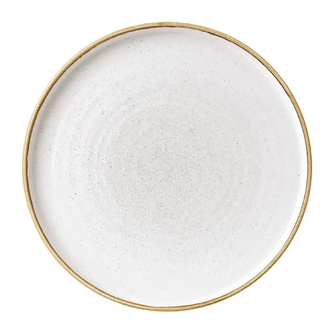 FC162 Churchill Stonecast Walled Chefs Plates Barley White 210mm (Pack of 6) - JD Catering Equipment Solutions Ltd