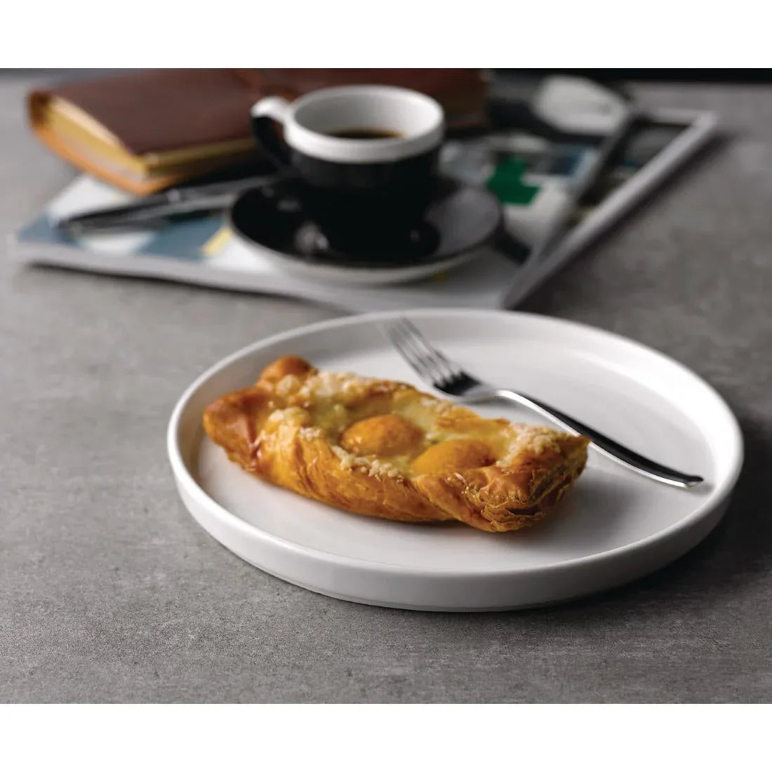 FC165 Churchill Walled Chefs Plates White 260mm (Pack of 6) - JD Catering Equipment Solutions Ltd