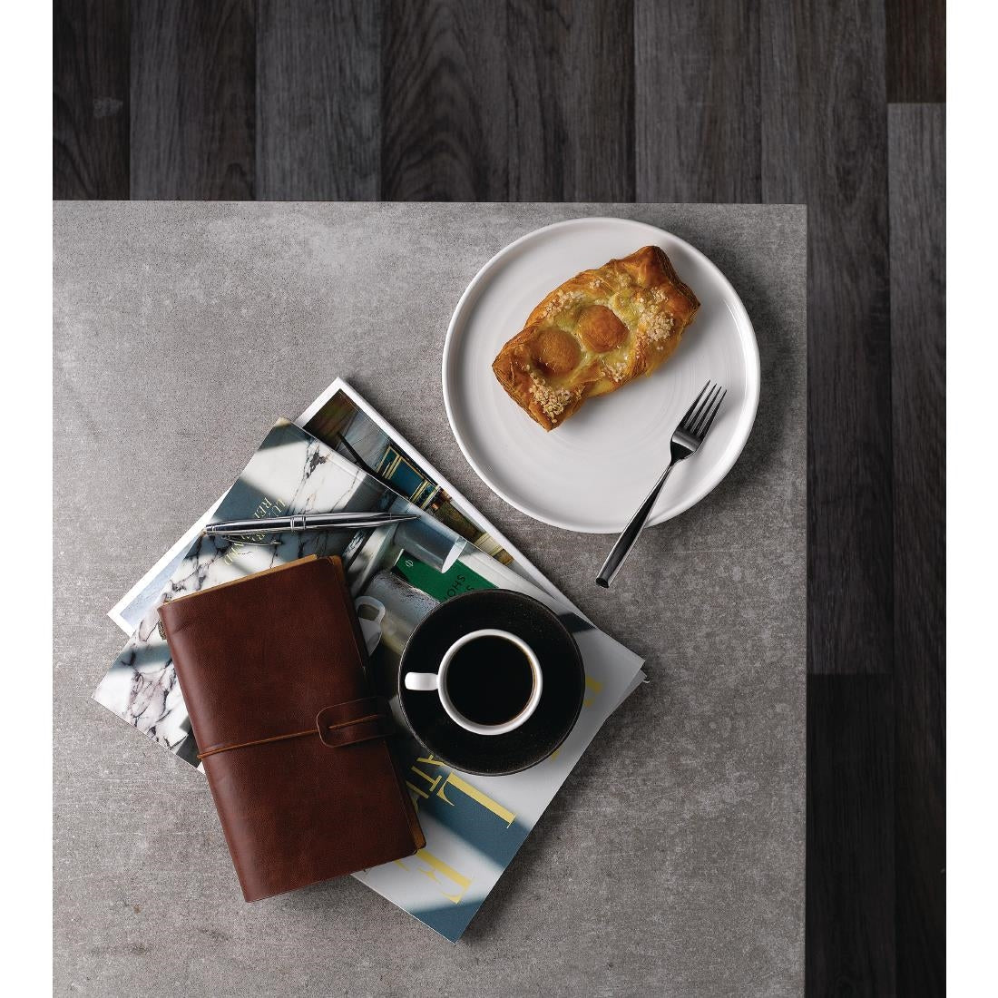 FC166 Churchill Walled Chefs Plates White 210mm (Pack of 6) JD Catering Equipment Solutions Ltd