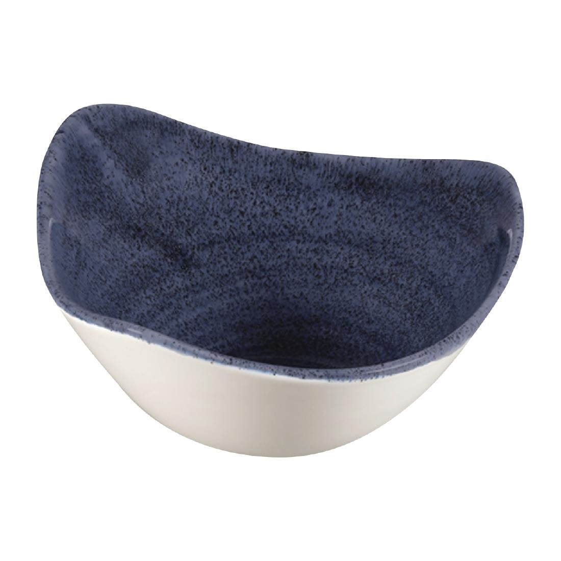 FC174 Churchill Stonecast Patina Triangular Bowls Cobalt 153mm (Pack of 12) JD Catering Equipment Solutions Ltd