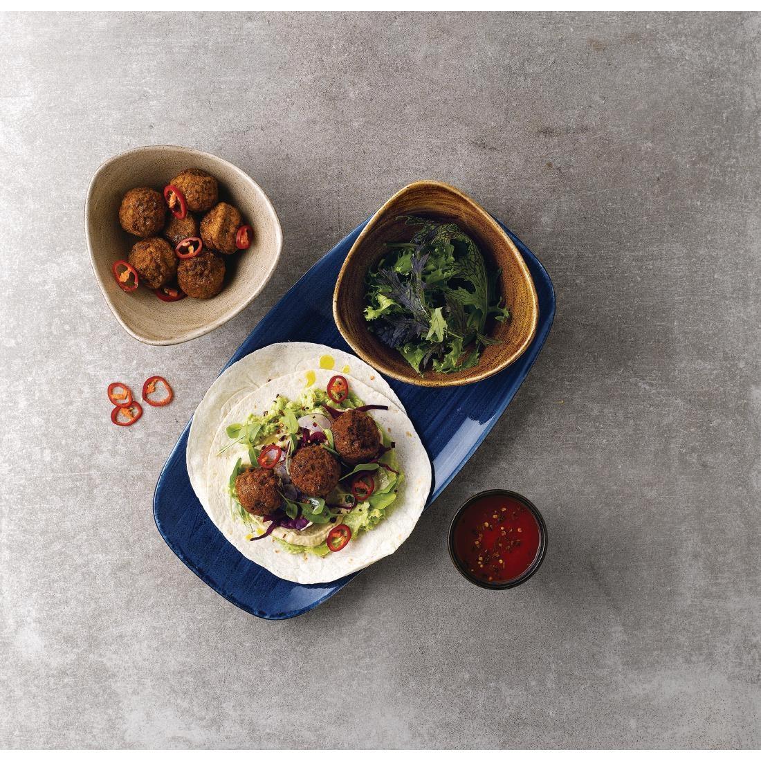 FC175 Churchill Stonecast Patina No. 3 Chefs Plates Cobalt 298 x 153mm (Pack of 12) - JD Catering Equipment Solutions Ltd