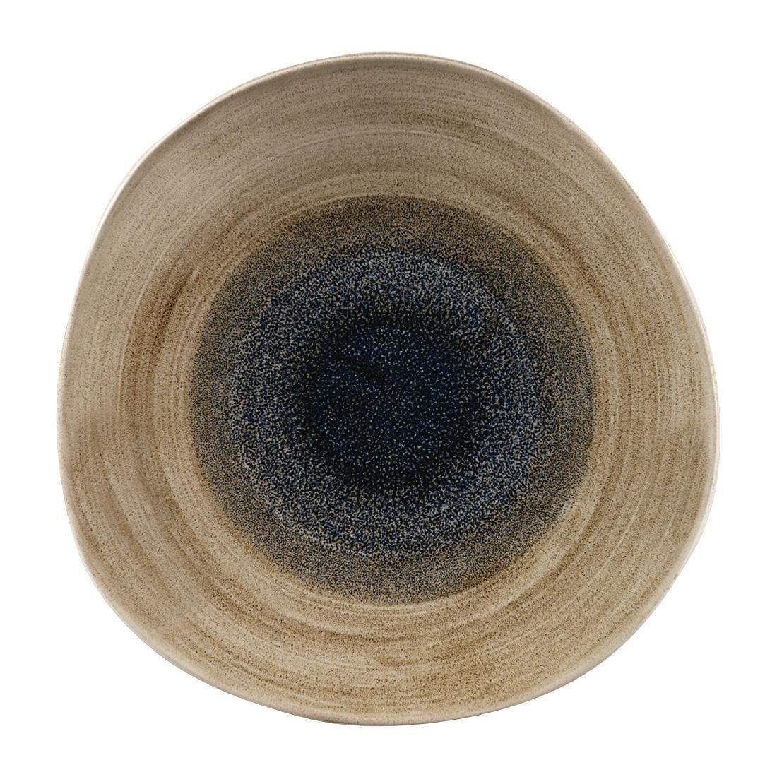 FC177 Churchill Stonecast Aqueous Organic Round Plates Bayou Taupe 286mm (Pack of 12) - JD Catering Equipment Solutions Ltd