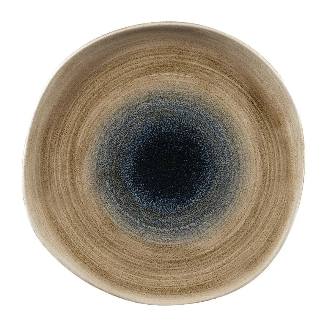 FC178 Churchill Stonecast Aqueous Organic Round Plates Bayou Taupe 264mm (Pack of 12) - JD Catering Equipment Solutions Ltd
