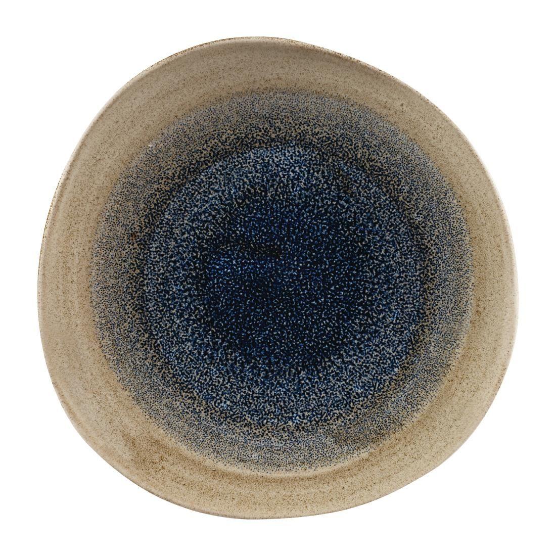 FC179 Churchill Stonecast Aqueous Organic Round Plates Bayou Taupe 210mm (Pack of 12) - JD Catering Equipment Solutions Ltd