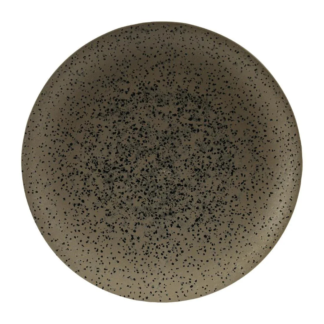 FC192 Churchill Menu Shades Caldera Coupe Plates Flint Grey 270mm (Pack of 6) - JD Catering Equipment Solutions Ltd