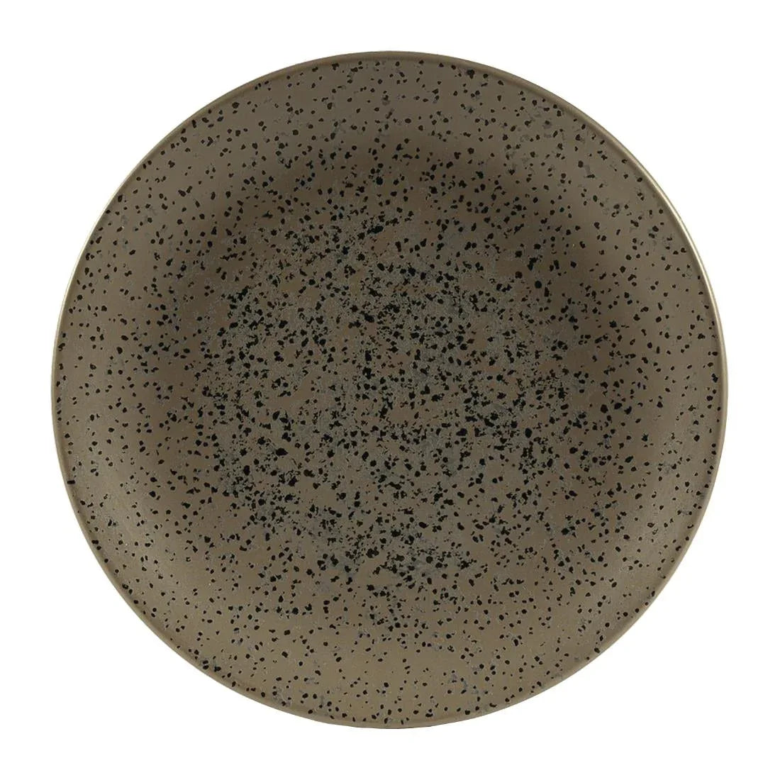 FC193 Churchill Menu Shades Caldera Coupe Plates Flint Grey 205mm (Pack of 6) - JD Catering Equipment Solutions Ltd