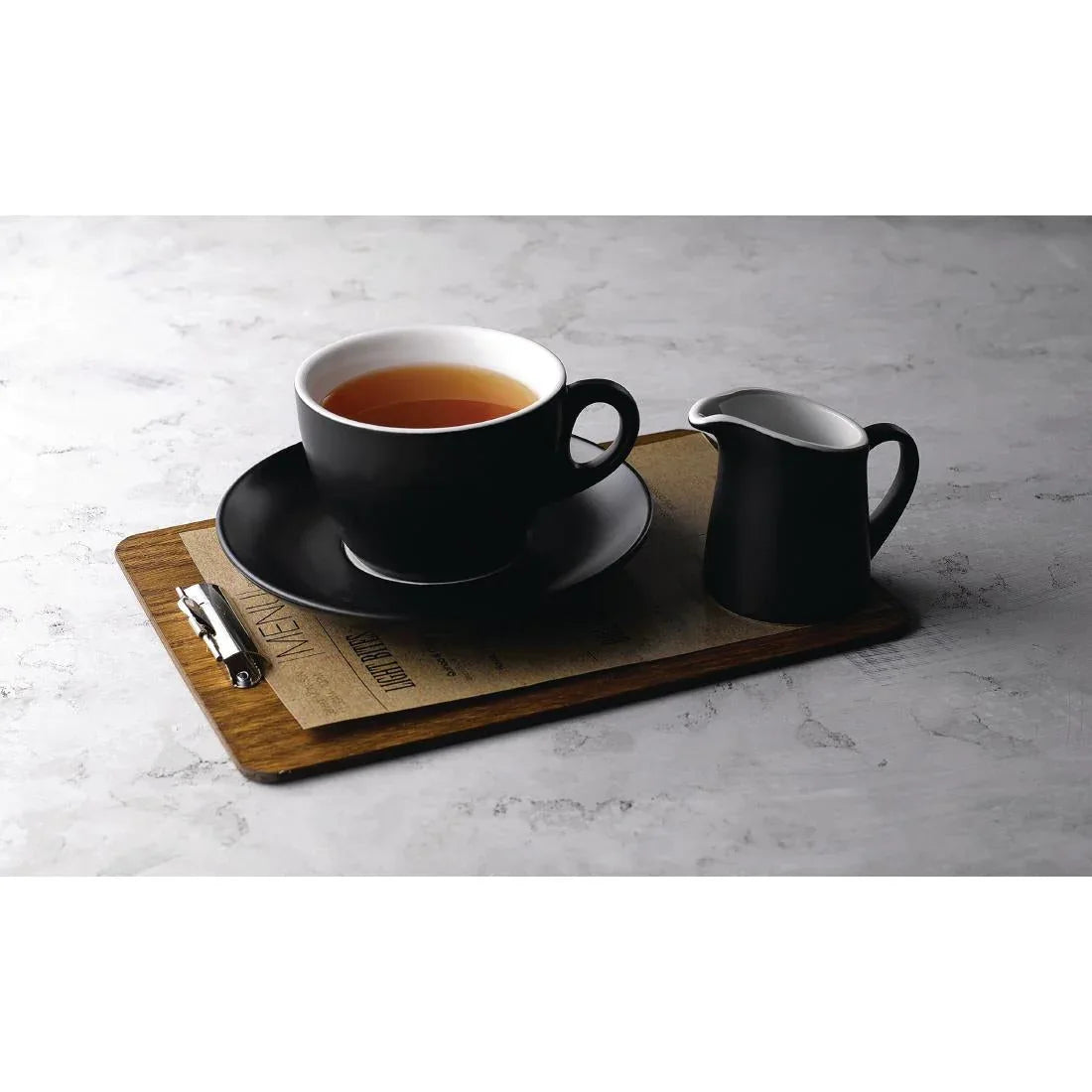 FC199 Churchill Menu Shades Jugs Ash Black 60ml 2oz (Pack of 4) - JD Catering Equipment Solutions Ltd