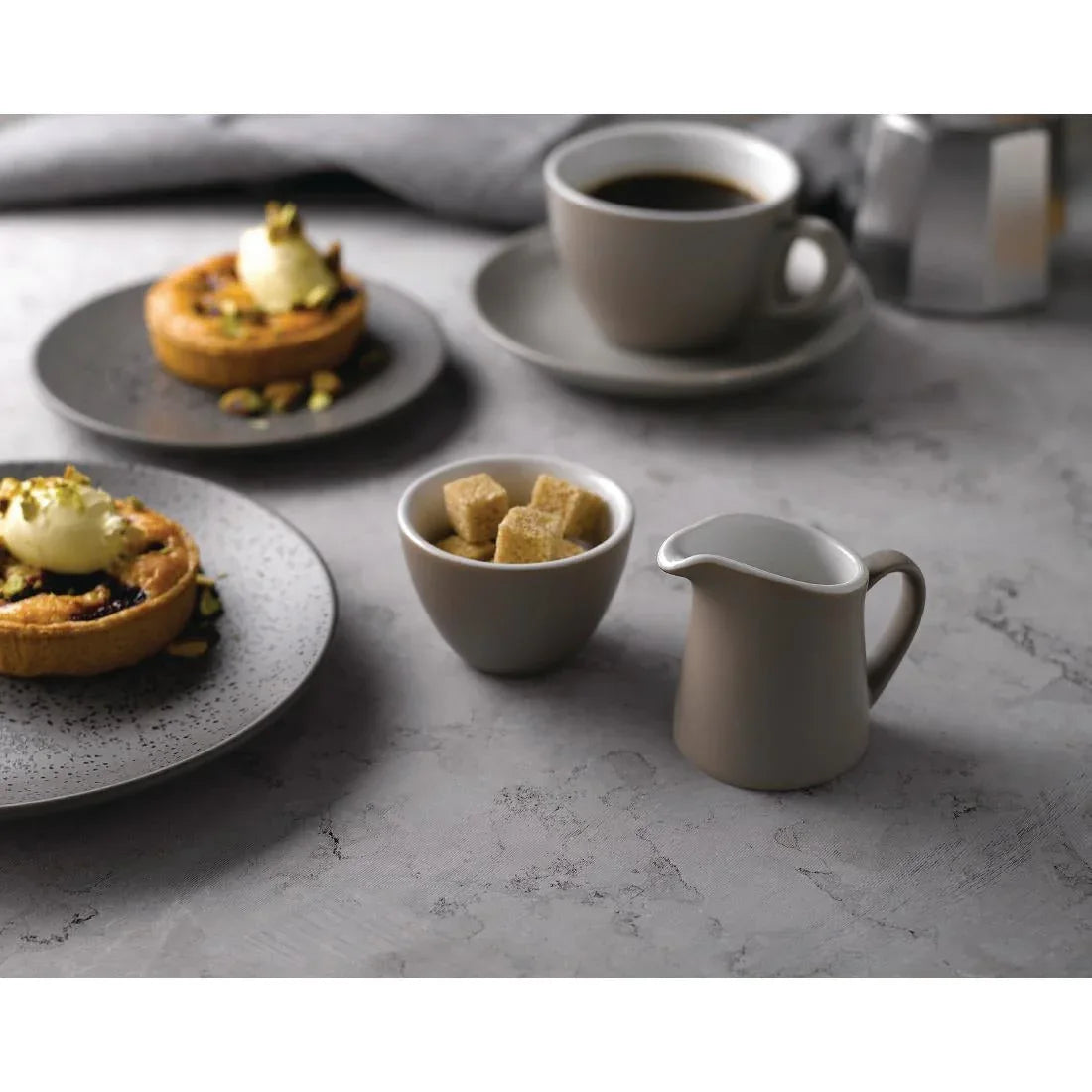 FC202 Churchill Menu Shades Sugar Bowls Smoke Grey 70mm (Pack of 6) - JD Catering Equipment Solutions Ltd