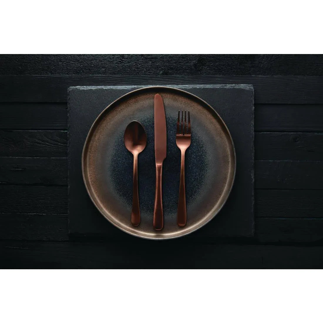 FC285 Olympia Ochre Flat Plates 260mm (Pack of 6) - JD Catering Equipment Solutions Ltd