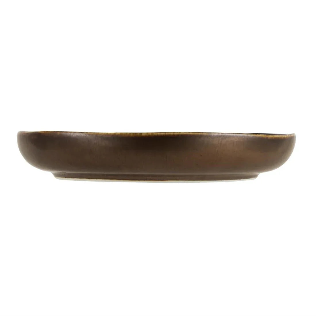 FC287 Olympia Ochre Flat Bowls 210mm 700ml (Pack of 6) - JD Catering Equipment Solutions Ltd