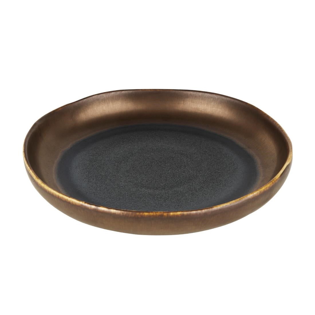 FC287 Olympia Ochre Flat Bowls 210mm 700ml (Pack of 6) JD Catering Equipment Solutions Ltd