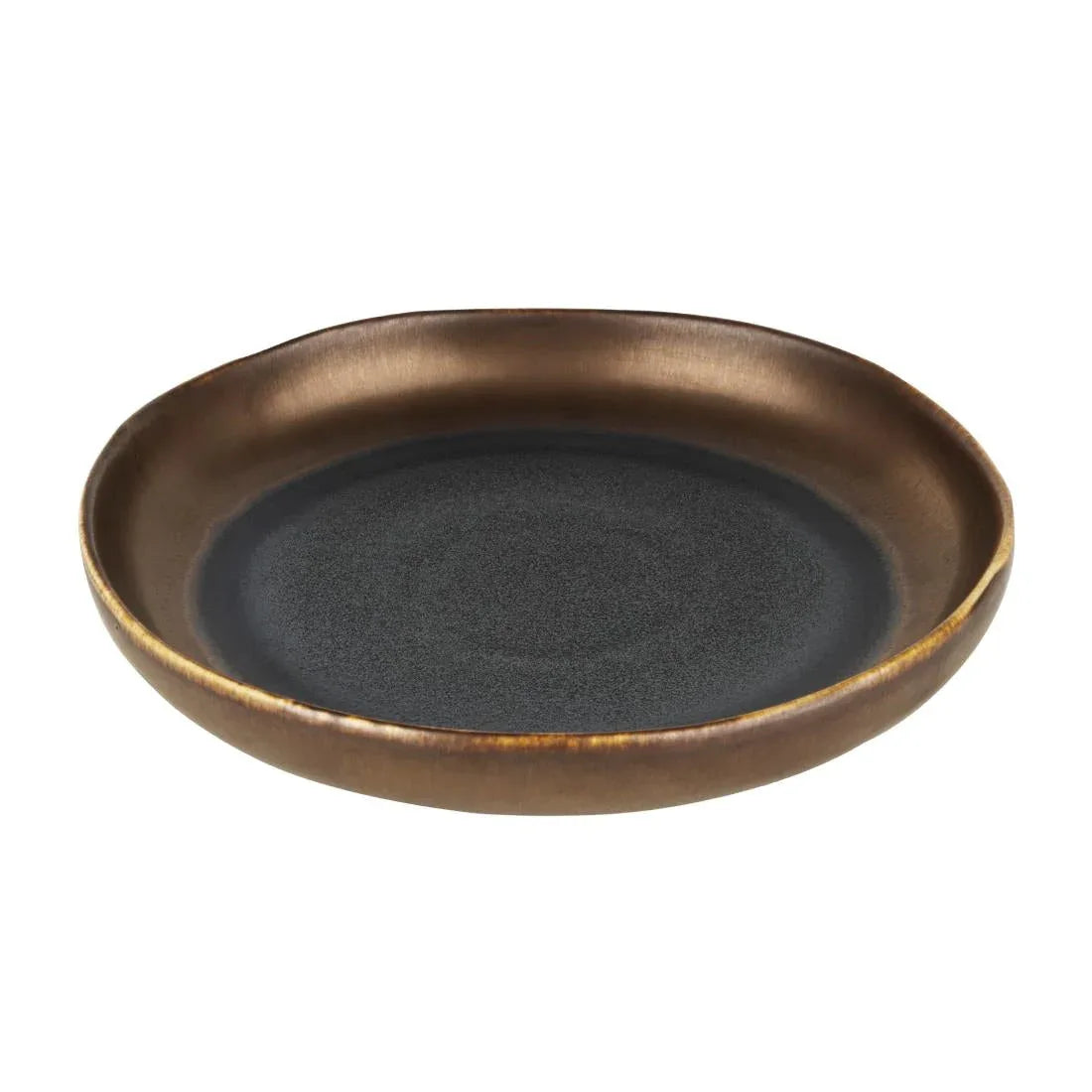 FC287 Olympia Ochre Flat Bowls 210mm 700ml (Pack of 6) - JD Catering Equipment Solutions Ltd