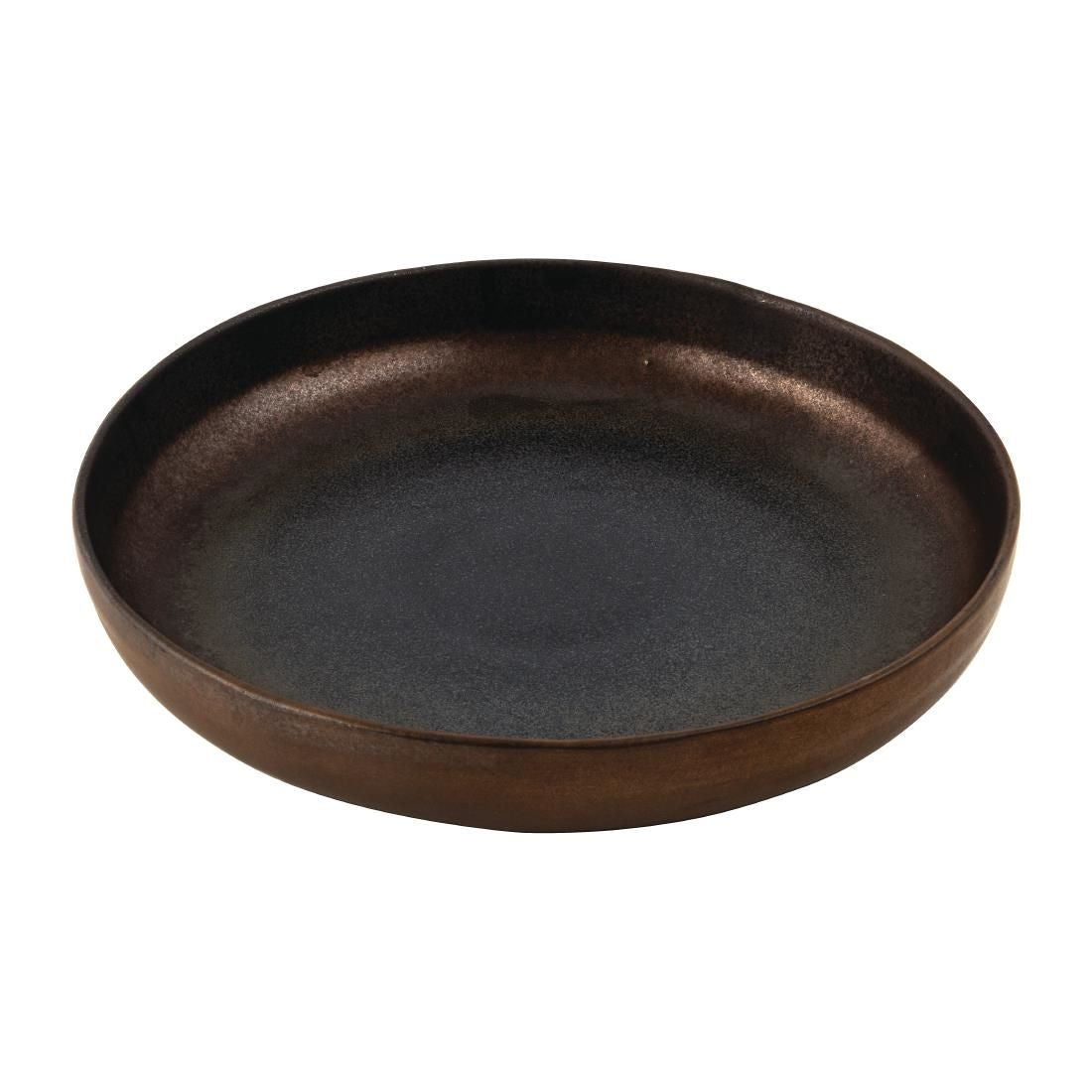 FC287 Olympia Ochre Flat Bowls 210mm 700ml (Pack of 6) JD Catering Equipment Solutions Ltd