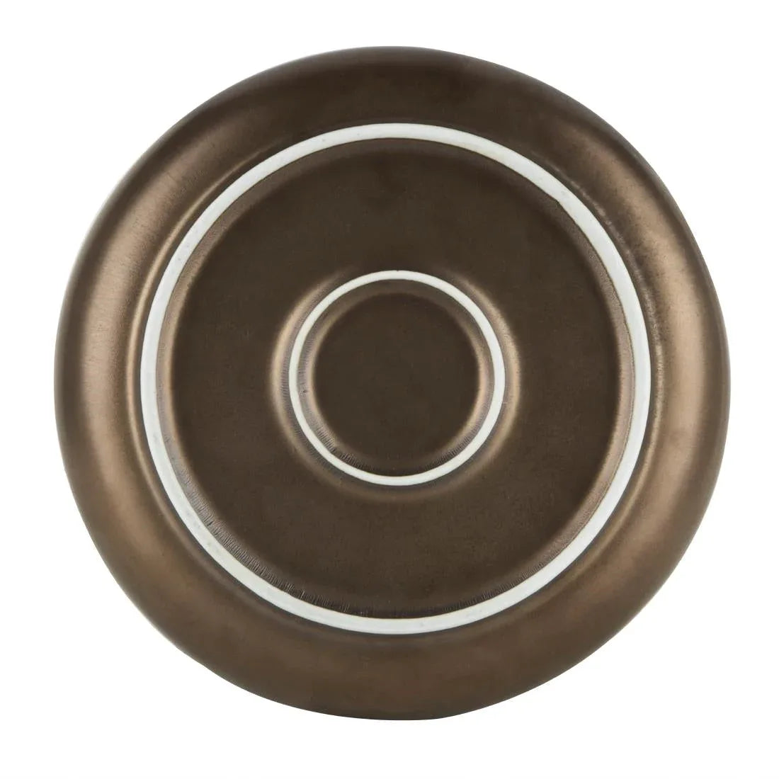 FC287 Olympia Ochre Flat Bowls 210mm 700ml (Pack of 6) - JD Catering Equipment Solutions Ltd