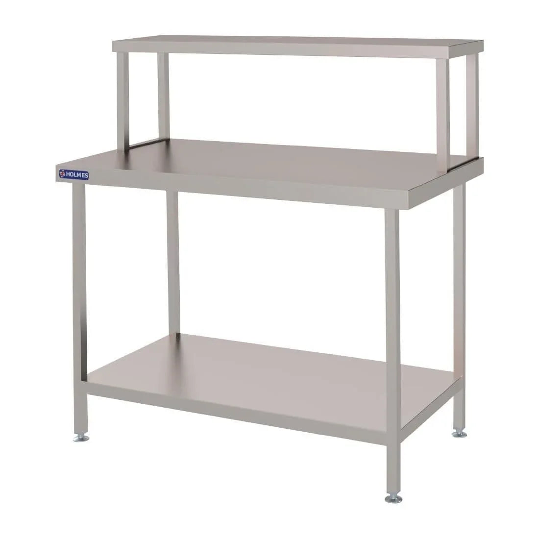 FC440 Holmes Stainless Steel Wall Table Welded with Gantry 900mm - JD Catering Equipment Solutions Ltd