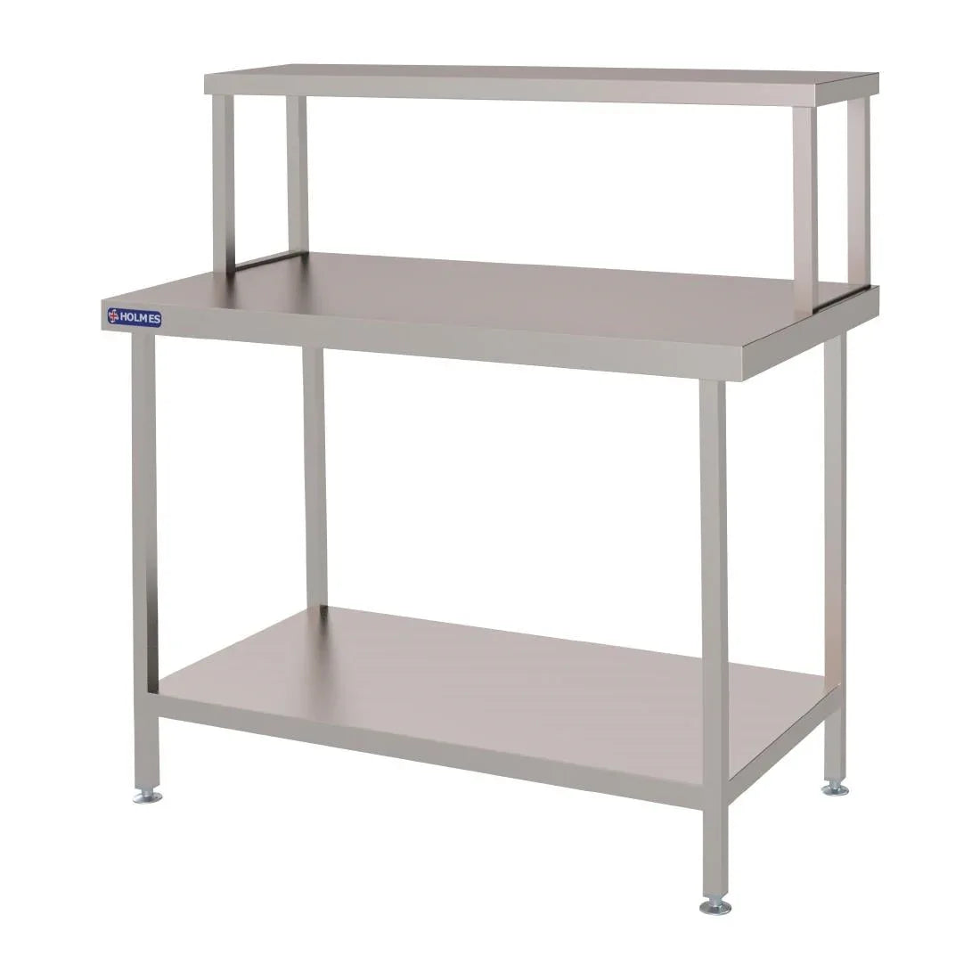 FC444 Holmes Stainless Steel Wall Prep Table Welded with Gantry 900mm - JD Catering Equipment Solutions Ltd