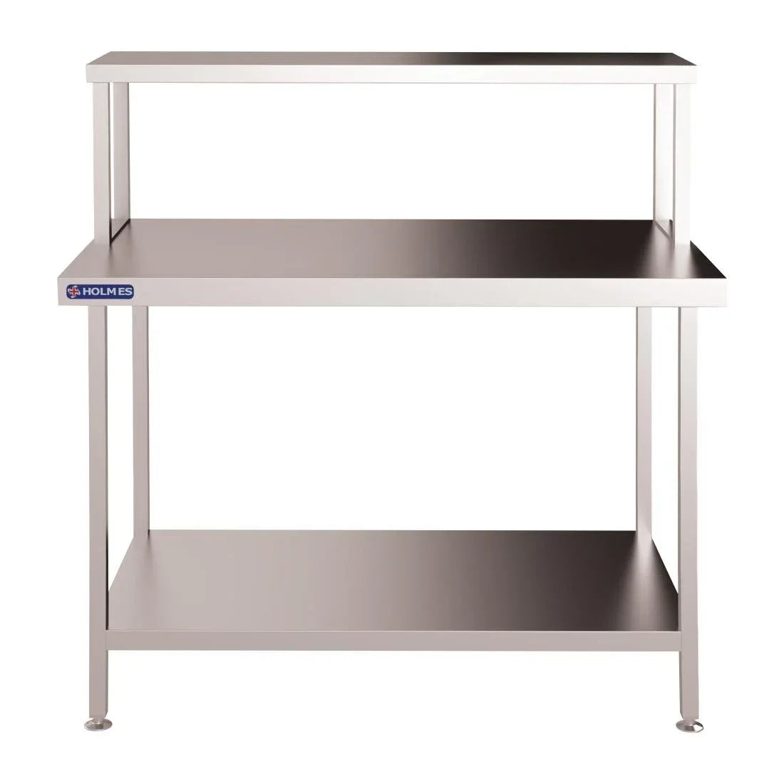 FC444 Holmes Stainless Steel Wall Prep Table Welded with Gantry 900mm - JD Catering Equipment Solutions Ltd
