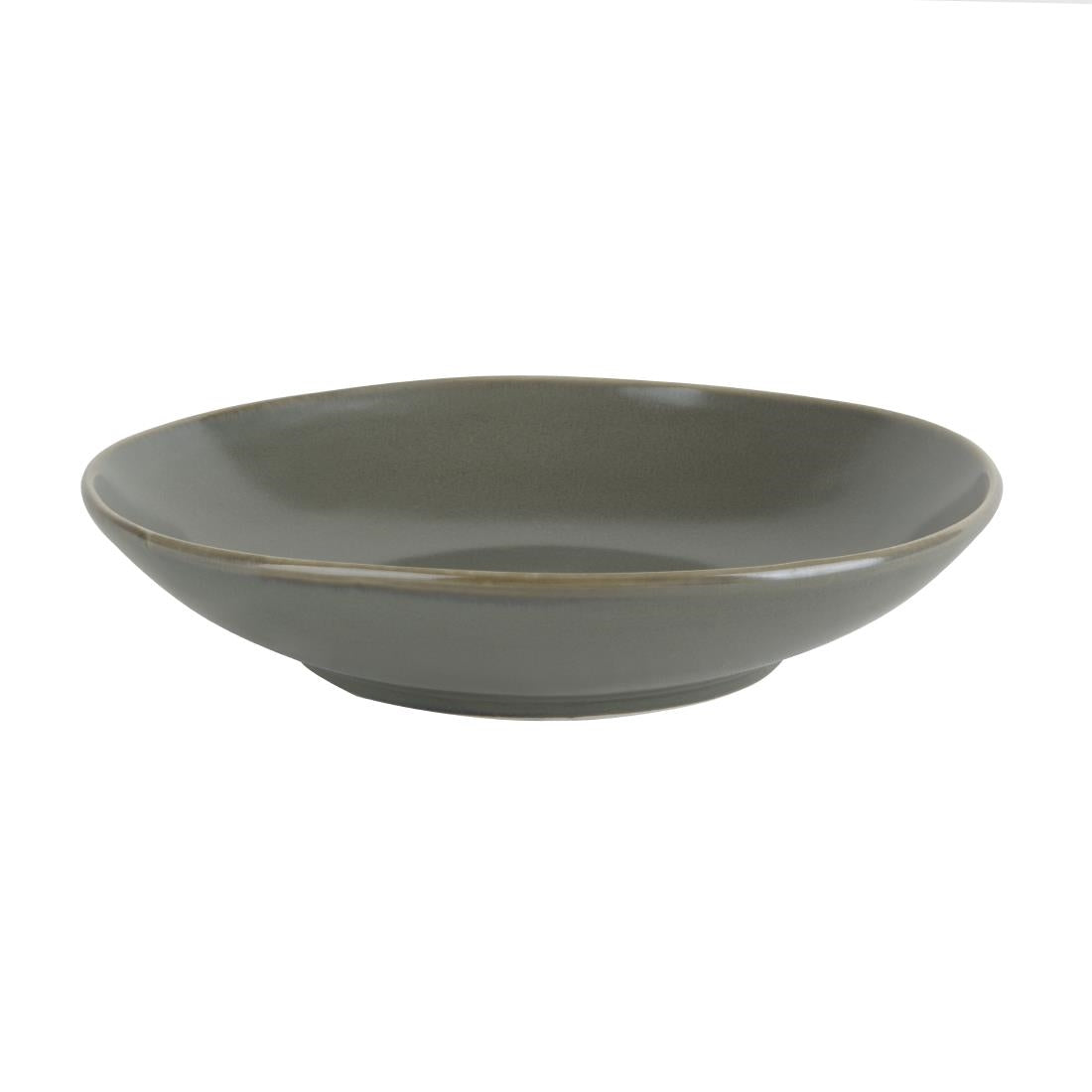 FC711 Olympia Build-a-Bowl Green Flat Bowls 250mm (Pack of 4) JD Catering Equipment Solutions Ltd