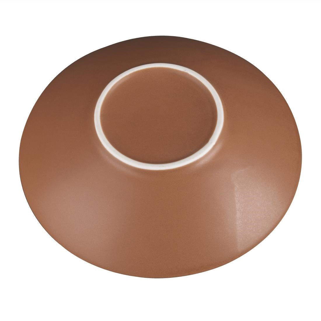 FC716 Olympia Build-a-Bowl Cantaloupe Flat Bowls 190mm (Pack of 6) JD Catering Equipment Solutions Ltd