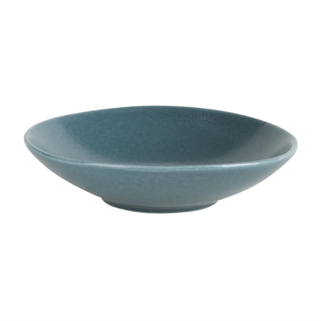 FC722 Olympia Build-a-Bowl Blue Flat Bowls 190mm (Pack of 6) JD Catering Equipment Solutions Ltd