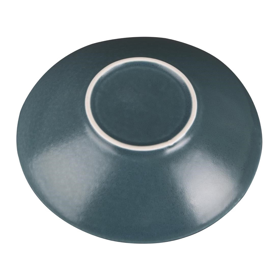 FC722 Olympia Build-a-Bowl Blue Flat Bowls 190mm (Pack of 6) JD Catering Equipment Solutions Ltd
