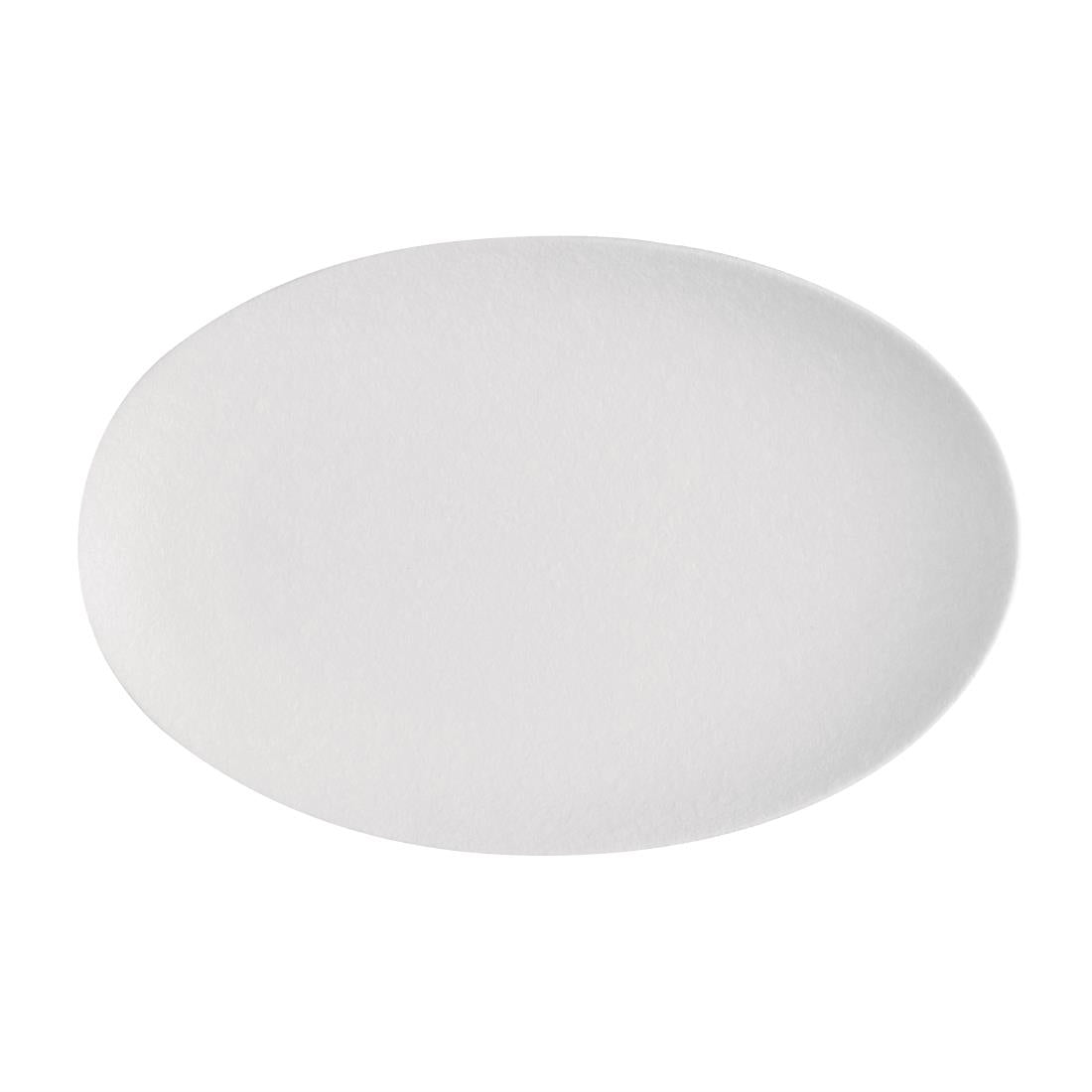 FD015 Olympia Salina Oval Plates 250mm (Pack of 4) JD Catering Equipment Solutions Ltd